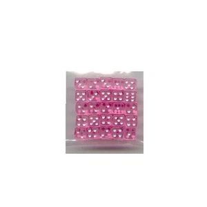 NEW Dice Set of 25 D6 (5mm) - Translucent Pink - Picture 1 of 1