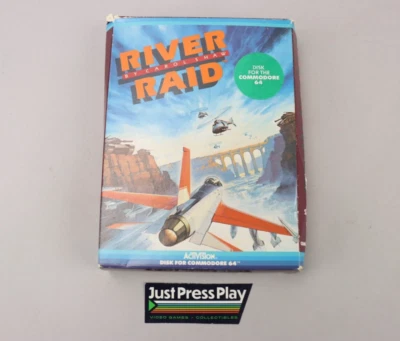 River Raid Commodore 64 C64 Disk Version 1982 Activision w/Box - No Manual - Image 1 of 4