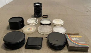 Vintage Tiffen Hoya Prinz Z Cokin Camera Lens Filter Lot 12 Total 52mm 37mm - Picture 1 of 7