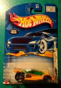 2002 HOT WHEELS FIRST EDITIONS OPEN ROAD-STER #33 YELLOW GREEN 5 SPOKE 21 OF 42 - Picture 1 of 7