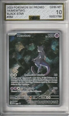 151 Mewtwo Ultra Premium Collection Black Star Promo 52 AGS 10 No PSA G2U Foto 1 de 4
