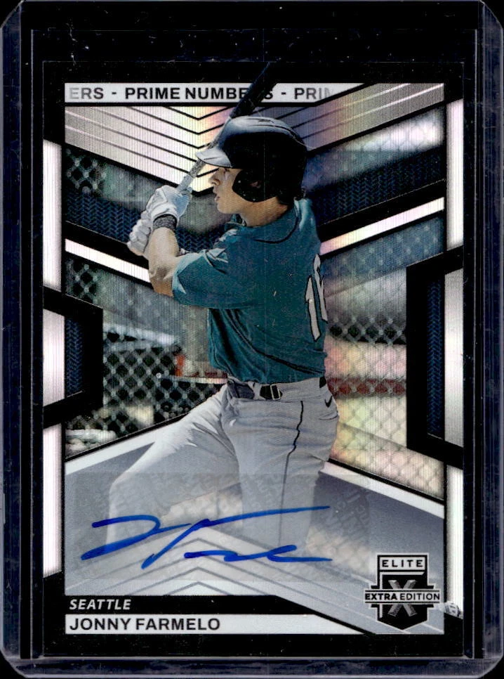 2023 Elite Extra Edition Jonny Farmelo Prime Numbers A Auto Autograph #147/200