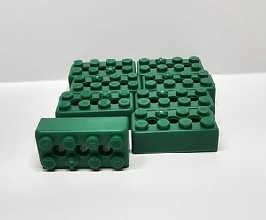 K'NEX Steine grün Standard 2x4 Steine - 8 Stück - Bild 1 von 1