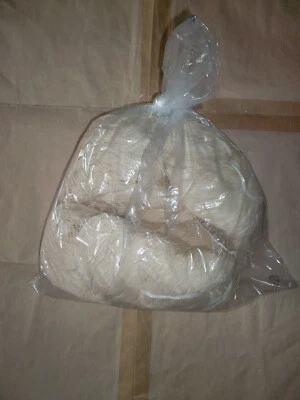 NEU Stränge Knäule Garn Wolle Hartmuth Woll Butt Baumwolle Mischung beige 1 Kilo - Bild 1 von 3