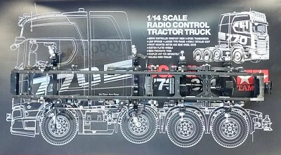 Tamiya RC 1/14 Truck Scania 770S 8x4/4 Floating Chassis - Image 1 of 4