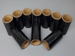10pc Black Firework Heavy Wall Cardboard Tubes 1-1/4" x 3" x 3/16" - Picture 1 of 2