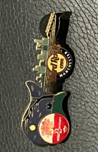 HARD ROCK CAFE Pin Badge MANCHESTER Guitar Street 2 Sanctuary - Picture 1 of 2