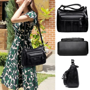 Mujeres Bolso de Mano Bolso de Hombro Cuero PU Crssobody Bolsa Mensajero Cartera Madre B ц - Imagen 1 de 20
