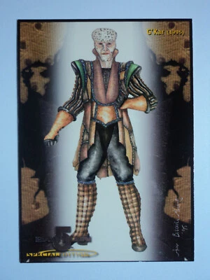 1997 BABYLON 5 SPECIAL EDITION - B5 COSTUME CARD - C13 - G'KAR (1995) - Image 1 of 4