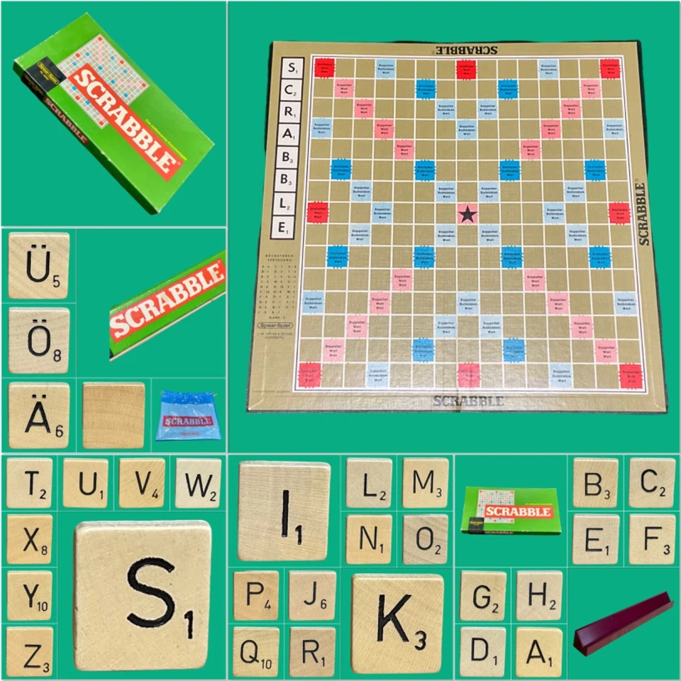 Scrabble Holzbuchstaben Ersatzsteine  Spear Spiel zum Auswählen # - Bild 1 von 1