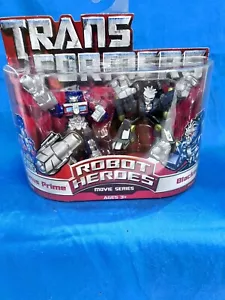 Transformers Robot Heroes: Optimus Prime And Blackout Action Figure - Picture 1 of 2