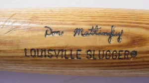 Vintage DON MATTINGLY BB997 Louisville Slugger 32" Baseball Bat Flame Tempered - Picture 1 of 12