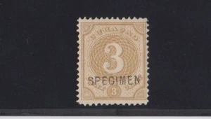 Curacao Issue 1889-1891 3 Cent Cijfer Specimen - Picture 1 of 1