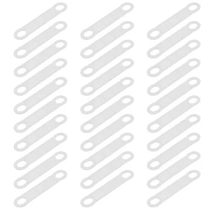 50 PIEZAS Perchas de plástico transparente para accesorios de ropa Tiras para colgar ropa - Imagen 1 de 12