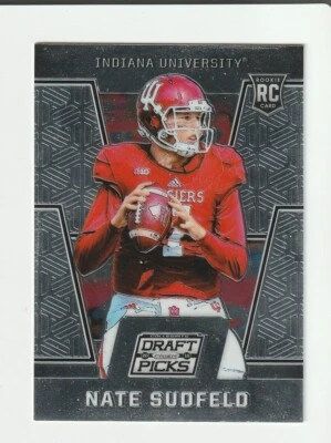 2016 Panini Prizm Draft Picks #212 Nate Sudfeld RC, Indiana Hoosiers - Image 1 of 2