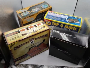 Lot of 4 Cigarette Making/Rolling Machines Top-O-Matic, Powermatic In Boxes - Picture 1 of 15