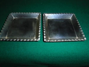 A Pair of Victorian Solid Silver Pin Trays 1888. - Picture 1 of 12