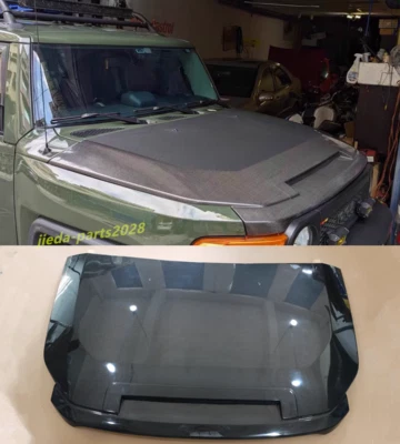 Ajuste para Toyota FJ Cruiser capó motor fibra de carbono real embellecedor 2007-2021 Foto 1 de 4