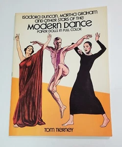 Modern Dance Paper Dolls Vintage 1983 Isadora Duncan Martha Graham Katherine Dunham + - Bild 1 von 2