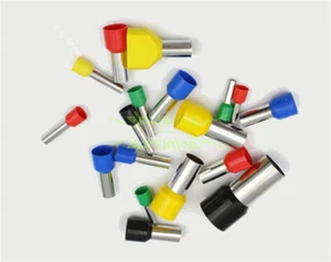 100× Blau 16AWG Klemme Verdrahtung Verbinder Kabel Vorisoliert Aderendhülsen E1508 - Bild 1 von 1