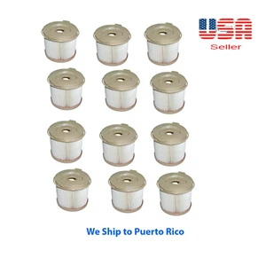 12 X Fuel Filter Element 2010PM for 500FG Diesel Filter Water Separator 10Micron - Picture 1 of 7