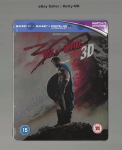 300 : RISE OF AN EMPIRE - UK EXCLUSIVE 3D + BLU RAY STEELBOOK - NEW & SEALED - Picture 1 of 7