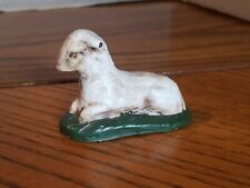 Vintage Lamb Sheep Nativity Figure Replacement 2.5" Holland Mold Copy