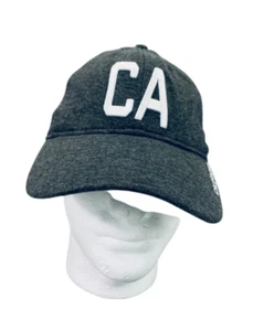 California CA soft gray knit polyester/cotton adjustable baseball cap hat - Picture 1 of 8
