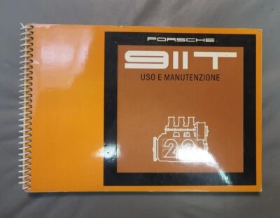 Porsche 911T 1971 manual del propietario del conductor - Uso E Manutenzione - versión italiana Foto 1 de 4