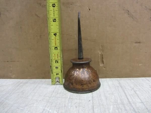 DE COLECCIÓN CANTANTE EE. UU. BOMBA DE PULGAR LATA DE ACEITE MÁQUINA DE COSER EN RELIEVE ACEITE - Imagen 1 de 12