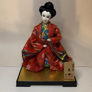 Vintage Japanese Okinawa Ryukyu Doll Handcraft Traditional Geisha in Kimono 12” - Picture 1 of 10