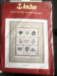 Anchor Penelope Kreuzstich Set PSC08 Kräuter Sampler Kit. - Bild 1 von 3