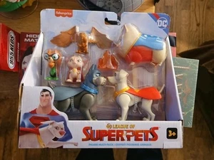 Juego de figuras Mattel DC League of Superpets paquete múltiple nuevo - Imagen 1 de 5