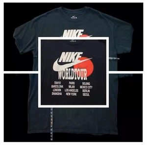 T-shirt XXL Nike World Tour Move Your Body Move Your Sole Beaverton, Ohio DA0937-010 - Foto 1 di 9