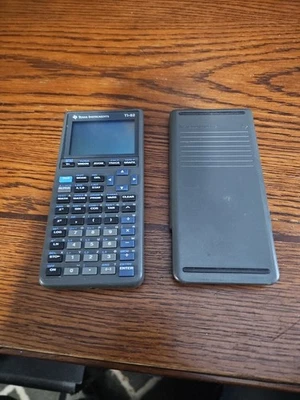 Texas Instrument TI 82 Graphing Calculator W Cover Tested - Image 1 of 2