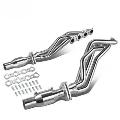 Par de colectores de cabezal de escape de acero inoxidable para Ford F150 99-03 5,4 L V8 Foto 1 de 4