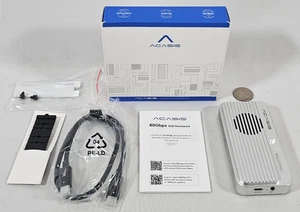 80Gbps M.2 NVMe SSD Enclosure Cooling Fan For USB4 V2.0 USB4 V1.0 USB3.2/3.1/3.0 - Picture 1 of 12