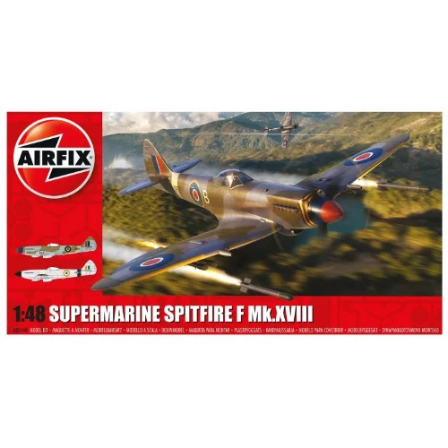 SUPERMARINE SPITFIRE F MK XVIII KIT 1:48 Airfix Kit Aerei Modellino Nuovo - Immagine 1 di 1