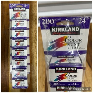 7 Expired Unopened Kirkland 35mm 200 ISO Color print film 24 exposures NEW As Is - Picture 1 of 7