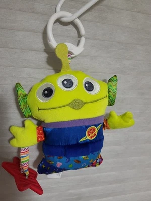 Disney Baby Lamaze Clip & Go Alien Infant Toy - Stroller/Crib/Playpen/Teether - Image 1 of 4