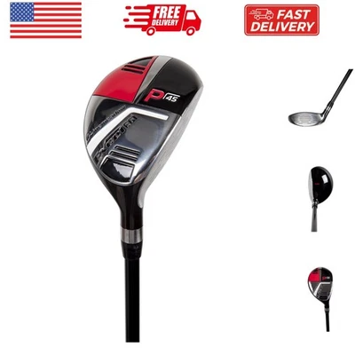 Pinemeadow Excel EGI híbridos para hombre, mano izquierda, grafito, flexión regular Foto 1 de 4