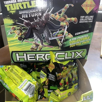 Lote de 5 bolsas ciegas WizKids TMNT Heroclix Shredder's Deturn Foto 1 de 3