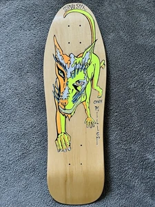 Schmitt Stix Skateboards Chris Miller Dog Mini Skateboard Deck 2002 Reissue - Bild 1 von 12