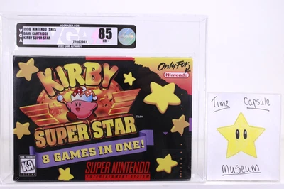 Kirby Super Star Nintendo SNES New 1996 Factory Sealed VGA Graded 85 - Image 1 of 2