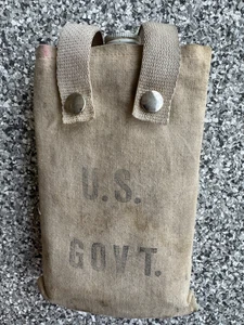 FSS US Forest Service Fire Firefighter Smoke Jumper GOVT Water Canteen Canvas - Picture 1 of 5