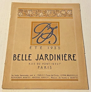 Catalogue BELLE JARDINIERE avec Tarifs - Eté 1935 - Bel Etat. - Picture 1 of 7