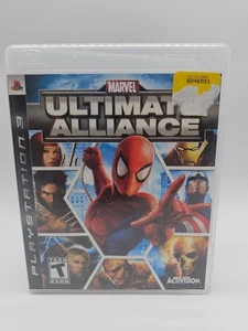 Marvel Ultimate Alliance (Sony PlayStation 3, 2006) CIB COMPLETE +MANUAL PS3 - Picture 1 of 7