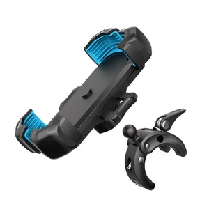 Soporte para teléfono de motocicleta 1s bloqueo automático 100 mph militar anti-vibración bicicleta - Imagen 1 de 12