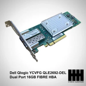 DELL 0TCK3G 0YCVFG QLE2692 16Gb HBA Fiber Optic Card DUAL PORT - Bild 1 von 1