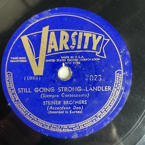 10" 78 RPM-Steiner Brothres-Julia Polka/Still Going Strong-Landler/Varsity 7023 - Picture 1 of 4